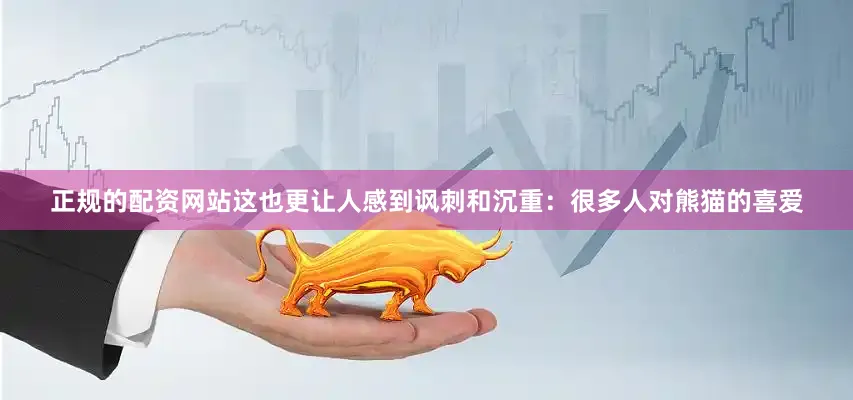 正规的配资网站这也更让人感到讽刺和沉重：很多人对熊猫的喜爱